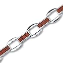 One of a Kind Design 5.75 carats total weight Princess Cut Garnet Gemstone Bracelet in Sterling Silver