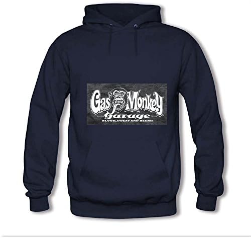 Shanshan Chen Womens Hoodies Gas Monkey Blood Navy Blue Size M
