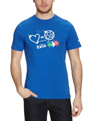 PUMA Herren T-Shirt Love=Football Country, team power blue-italy, XXL, 653140 09 Preisvergleich