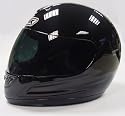 BOX WIRED MOTORCYCLE HELMET BLACK MEDIUM