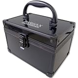 Valise maquillage acrylique noire professionnelle