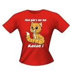 Produkt-Bild: Girlie Lady Fun T-Shirt frech bedruckt /NEU/ Nur mit Katze !