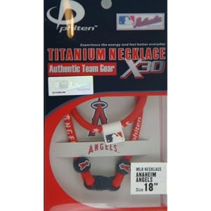 Phiten MLB X30 Baseball Titanium Magnetic Necklace
