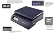Weighmax 2822-75 lbs capacity, Blue,Postal Shipping Scale, Battery and AC Adapter Included