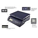 Weighmax Postal Shipping Scale with Battery and AC Adapter, Blue (W-2822-75-BLUE)
