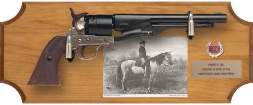 Robert E Lee Civil War Era Framed Collectible with Non-firin