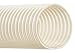 Hi-Tech Duravent Thermoplastic Polyurethane Static Dissipative Duct Hose, Clear w/ opaque helix, 2" ID, 2.5000" OD, 25