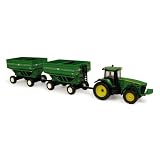 Learning Curve Brands John Deere 1:64 830 Tractor with Gravity Wagons