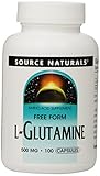UPC 021078016441 product image for Source Naturals L-Glutamine 500mg, 100 Capsules | upcitemdb.com