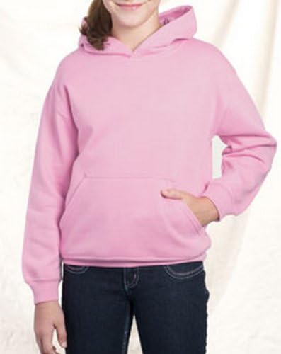 Youth Fleece Hooded Pullover Sweatshirt With Pouch Pocket