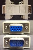 9-Pin DB9 Female to 15-Pin HD15 Male VGA Video Adapter VID-A-9F-15M
