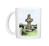 Sun-wheel cross marking an Irish grave Photo Mugs
