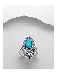 Marcasite Ring In 92.5 Sterling Silver