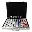 1000 11.5 Gram DICE-STRIPED Chips in ALUM Case