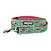 Blueberry Pet Essentials 2 Patterns Durable Pink Flamingo on Light Emerald Dog Leash 5 ft x 5/8