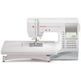 SINGER 9960 Quantum Stylist 600-Stitch Computerized Sewing Machine with Extension Table, Bonus Accessories and Hard Cover