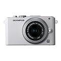 Olympus E-PL3 Compact System Camera - White (M.ZUIKO Digital 14 -42mm II R Lens Kit)