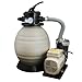 XtremepowerUS 2640GPH 13″ Sand Filter w/ 3/4HP Digtal Programmer Above Ground Swimming Pool Pump