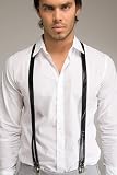 Diesel - Diesel Braces-Bis Black Suspenders