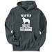 Hoodie Mens Dark Silver  Wanted Border Collie - $1000 Cash Reward  Dogs