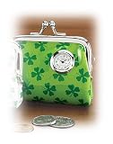Lucky Watch Change Purses - Green