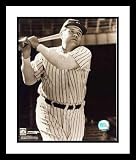 Babe Ruth New York Yankees -Swinging Close Up- Framed 8x10 Photograph
