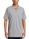 Dickies Men's Short Sleeve Mini Pique Polo With Moisture Wicking, Ash Gray, XXL