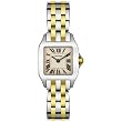 Cartier Women's W25066Z6 Santos Demoiselle Stainless Steel and 18K Gold Watch
