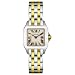 Cartier Women's Santos Demoiselle Stainless Steel and 18K Gold Watch #W25066Z6