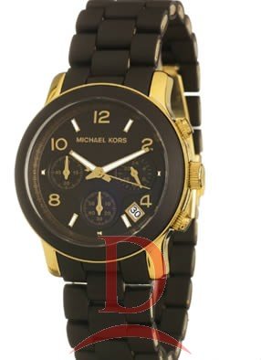 Michael Kors Quartz, Brown Dial with Brown Goldtone Bracelet - Womens Watch MK5238