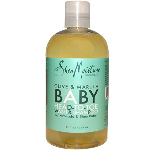 Shea Moisture - Olive & Marula Baby Head-to-Toe Wash & Shampoo with Avocado & Shea Butter - 13 oz.