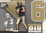 Jay Cutler (Vanderbilt) 2006 Press Pass Big Numbers Football Rookie Card Insert - With ScrewDown Case !