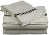 Michael Kors Stanhope 400 Thread-Count Pima Cotton King Pillowcases, Chocolate Embroidery
