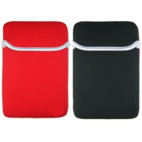 Acer Aspire One AO751h-1273 11.6-Inch Netbook 2 Color Reversible Sleeve Case Pouch (Many Color Available)