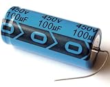 100uF 450V Axial Electrolytic Capacitors (Pack of 4)