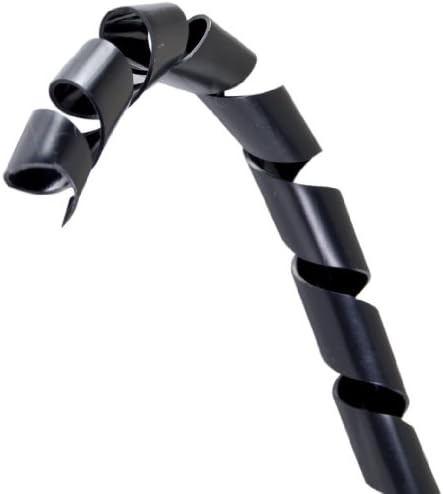 Kuhl Cable 10 meter Cable Wrap / Spiral Wrap, Black, Diameter: 12mm - 70mm, Cable Management Wraps