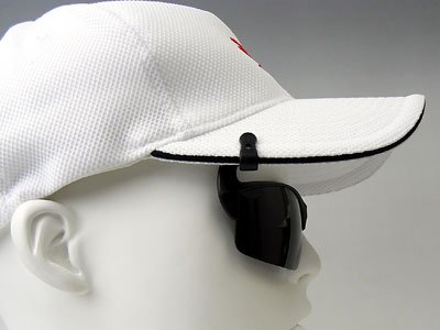 【偏光】SPALDING（スポルディング）キャップグラス　CP508P　スモーク偏光（庇がカーブしたキャップ用）