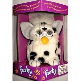 Furby Model 70-800 Dalmatian White with Black Spots Electronic Furbie by Furby