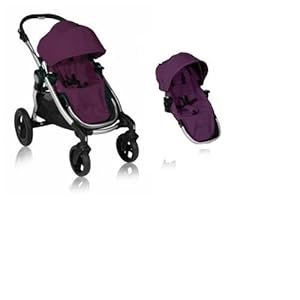 Baby Jogger 2011 City Select Stroller in Amethyst (Purple) With Second Seat