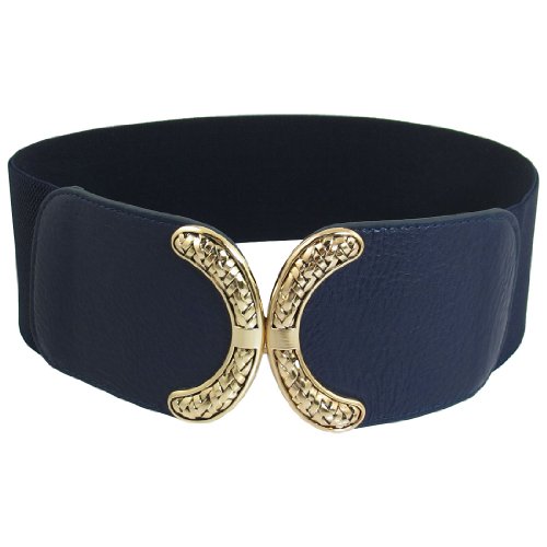 Interlock Buckle High Waistband Waistbelt Cinch Waist Belt for Woman Ladies
