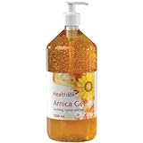 HEALTHLIFE Arnica Gel with pump dispenser 1000ml / 1 litre for muscle aches, bruising and strain relief