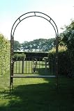 Eigenschaften   / Rosenbogen mit Gartenbank aus Ganzmetall, antikgrün