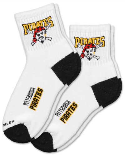 MLB Pittsburgh Pirates Men's Quarter Socks (2 Pack)