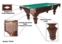Windsor Solid Maple 8' Pool Table w/ Deluxe Accessory Package