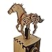 Abong 3D Wood Craft Mechanical Horse Automation Model | 221 Pieces of Precise Cuts of Plywood | Includes an Illustrated Instruction Book for The Advanced Hobbyist