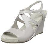 IMAGE OF Aerosoles Women's Fruit Plush Wedge Sandal,Grey Patent,6 M US