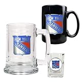 New York Rangers NY Mugs & Shot Glass Gift Set