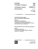 IEC 60384-11 Ed. 2.0 b:1988, Fixed capacitors for use in electronic equipment. Part 11: Sectional specification: Fixed polyethylene-terephthalate film dielectric metal foil d.c. capacitors