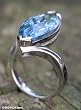Gold plated blue topaz ring, 'Sky' 8.0 (US Ring Size) Gold plated blue topaz ring, 'Sky' 8.0 (US Ring Size)