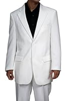 New Men's 2 Button White Dress Suit - Includes Jacket and Pants
